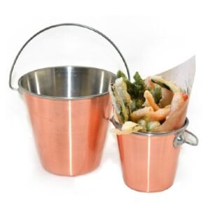 MINI PAIL D9XH9CM COPPER PLATED SST