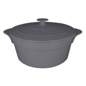MINI ROUND DISH GREY Ø8.5CM RAK STONE CHEFS FUSION RAK PORCELAIN