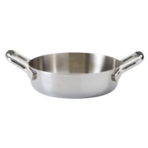 Mini saucepan round grey stainless steel Ø 12 cm Hypinox Pro.mundi