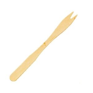 MINI WOODEN FORK L8.5CM PACK OF 1000
