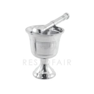 MORTAR AND PESTLE STAINLESS STEEL