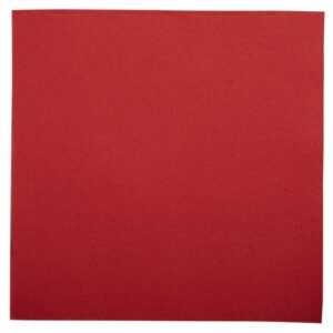 Napkin red cellulose wadding 38x38 cm Lisah Pro.mundi (50 units)
