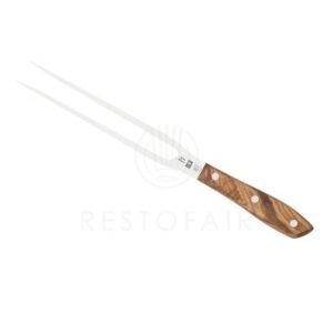 STEEL CARVING FORK WOODEN HANDLE Ø18CM STAINLESS STEEL NATURE