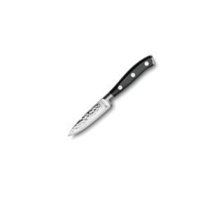 OKITO PARING KNIFE L9CM EMBOSSED WITH BLACK HANDLE SST PRO.COOKER