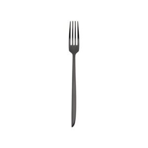 DESSERT FORK BLACK THICK. 4.0MM STAINLESS STEEL ORCA ETERNUM