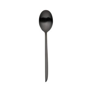TABLE SPOON BLACK THICK. 4.0MM STAINLESS STEEL ORCA ETERNUM