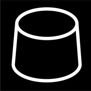 ORIGINE 15 JUMBO-MUFFINS D8.2/6.9XH5CM 22CL 60X40CM FLEXIPAN