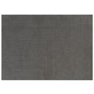 PACK OF 6 FINE BAND PLACE MAT COFFEE L45 X W30CM PVC/POLYESTER