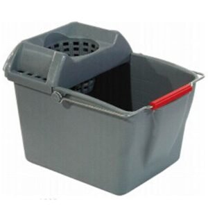 PAIL RECTANGULAR 14L WITH MOP STRAINER RECTANGULAR