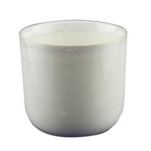 Glass round Beige rosé stoneware 18 cl Ø 8 cm Pearl Pro.mundi