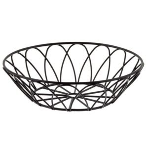 PETAL ROUND BASKET D15XH5.7CM METAL