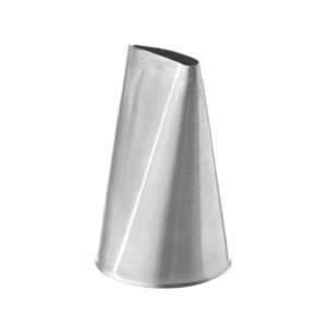 PIPING TUBE PETAL L0.36 X W1.6 X H4.1CM STAINLESS STEEL