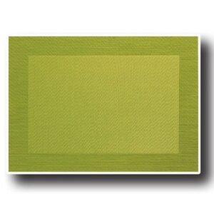 PLACE MAT KIWI GREEN WITH RIM 33X46CM ASA SELECTION