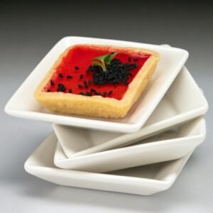 PLATE 8X8CM SQUARE OPTICA