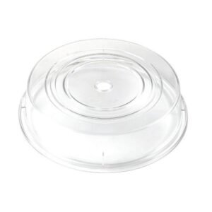 PLATE COVER D27CM CLEAR SAN