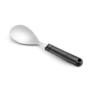 RICE SPOON SST WITH BLACK SLIDE STOP HANDLE