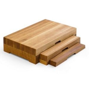 RISER THREE STEP 400X250X90MM OAK