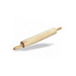 ROLLING PIN WOOD L67.5/45.5XD7.7CM 2HANDLES BALL BEARINGS