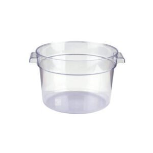 ROUND FOOD CONTAINER 2L D18.8XH10.9CM CLEAR POLYCARBONATE