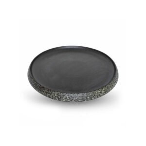 ROUND PLATE BLACK D29CM KORIN