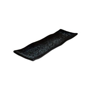 SAKURA RECTANGULAR PLATE BLUE L38XW12CM STYLE POINT