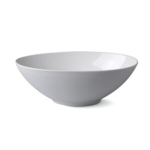 Salad bowl oval ivory glazed 24 cm Fine Dine Rak