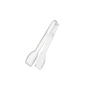 SALAD SERVING TONG CLEAR L23.5CM POLYCAFBONATE