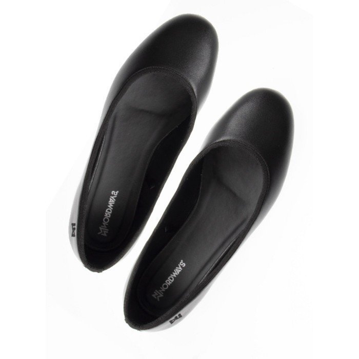 sandy-black-mid-heel-shoes-size-41-microfiber-leather-look