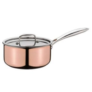 SAUCEPAN WITH LID ROUND Ø16CM H7.5CM 1.4L COPPER CULINOX SPRING