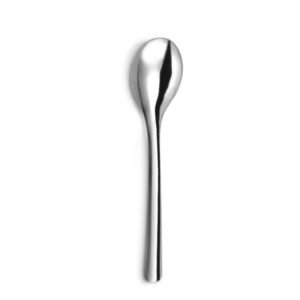 Set of 12 dessert spoons stainless steel 18/0 Slim Amefa (12 pieces)