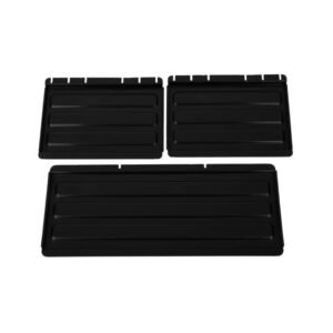 Set of 3 shelf panels plastic 80.3x45x30 cm Cambro