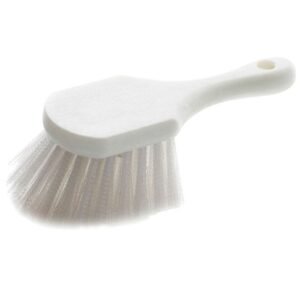 SHORT HANLDE MULTIPURPOSE CLEANING BRUSH WHITE L24 X W 7.5 X H 7.5 CM