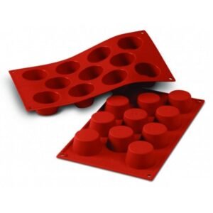 FLEX MOULD 30X17.5CM 11 MINI MUFFINS D5.1XH2.8CM 5CL SILICON