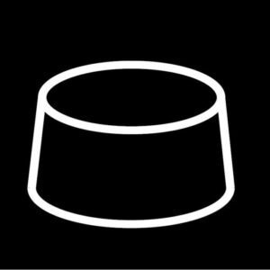 24 CYLINDER D6,3XH3,5CM 60X40CM FLEXIPAN