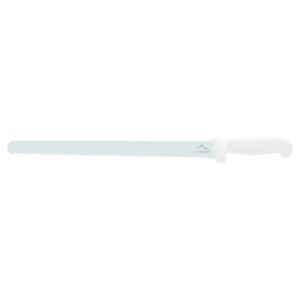 SLICING KNIFE 30 CM STAINLESS STEEL POLYPROPYLENE (PP) WHITE COLOURED PRO.COOKER