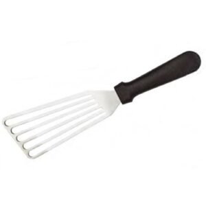 SLOTTED SPATULA SST BLADE L16.5X7.3CM BLACK HANDLE L30CM