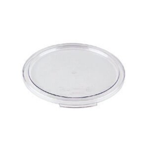 SNAP-ON LID FOR ROUND FOOD CONTAINER CLEAR Ø13CM POLYCARBONATE