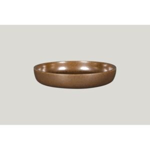Soup plate round bronze porcelain Ø 24 cm Rakstone Ease Rak