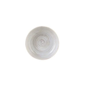 Soup plate round glazed stoneware Aurora Accolade