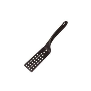 SPATULA TURNER PERFORATED BLACK W6.5CM POLYAMIDE