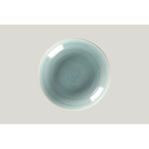Soup plate round blue porcelain Ø 26 cm Rakstone Spot Rak