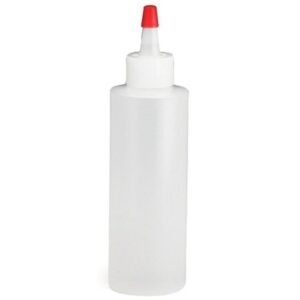 SQUEEZE BOTTLE TRANSPARENT STAINLESS STEEL