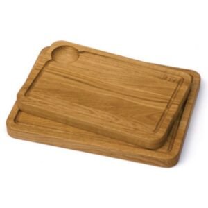 STEAK PLATE 34X22X3CM GRAVY CHANNEL OAK
