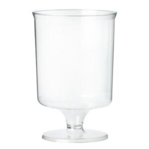 Stemmed glass transparent plastic Ø 6 cm 16 cl (10 units)