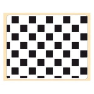 STENCIL CHECKERBOARD L60 X W40 X H0.9CM PLASTIC