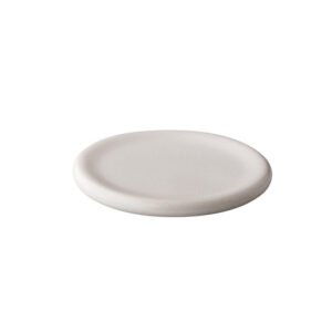 STONE PLATE WHITE SATIN D24.5CM STYLE POINT