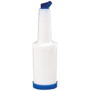 STORE N POUR BOTTLE ROUND BLUE 1L POLYPROPYLENE