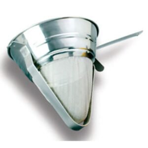 STRAINER BOUILLON D22CM W/REINFORCED BAR SST