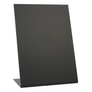 Tabletop blackboard rectangular black 21.5x15x8.5 cm Securit (3 units)