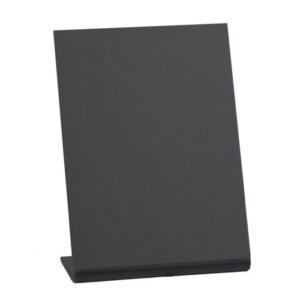 Tabletop blackboard rectangular black 25x13x13 cm Securit (3 units)